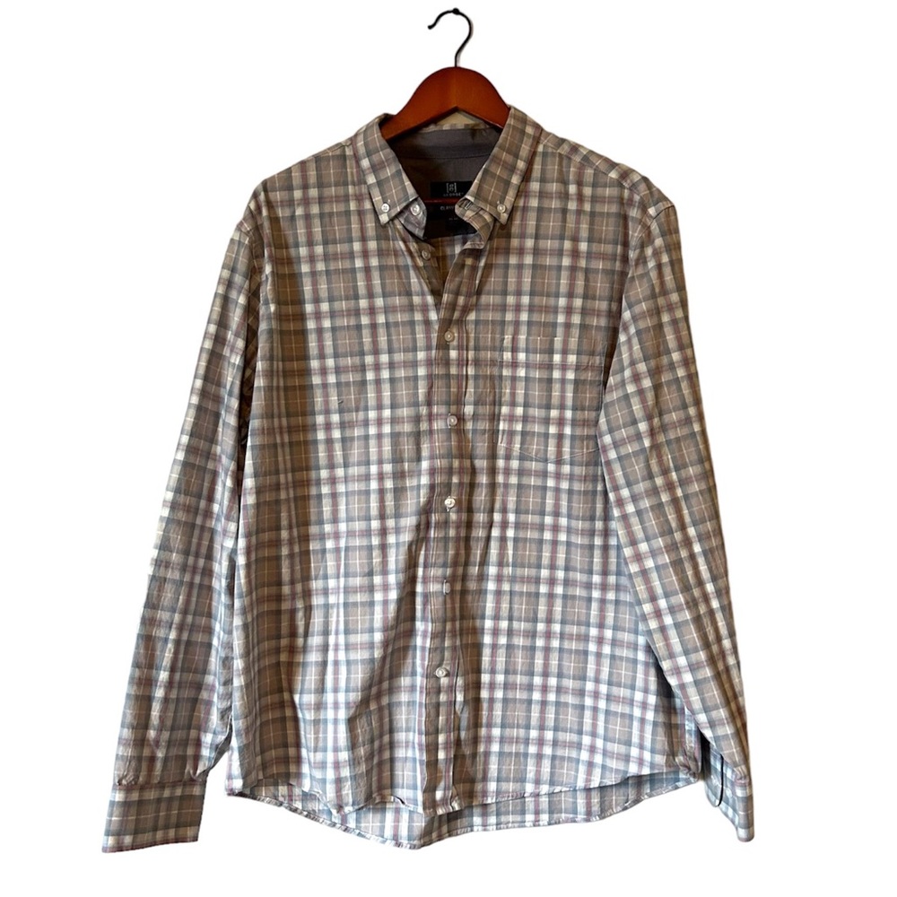 [George] BOGO $1 Classic Fit Plaid Shirt